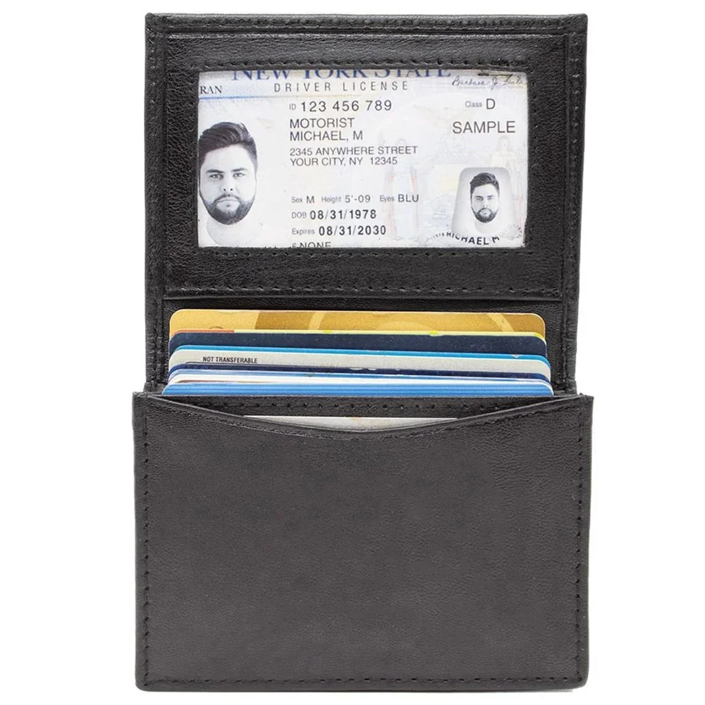 Men Genuine Leather Credit Card Holder